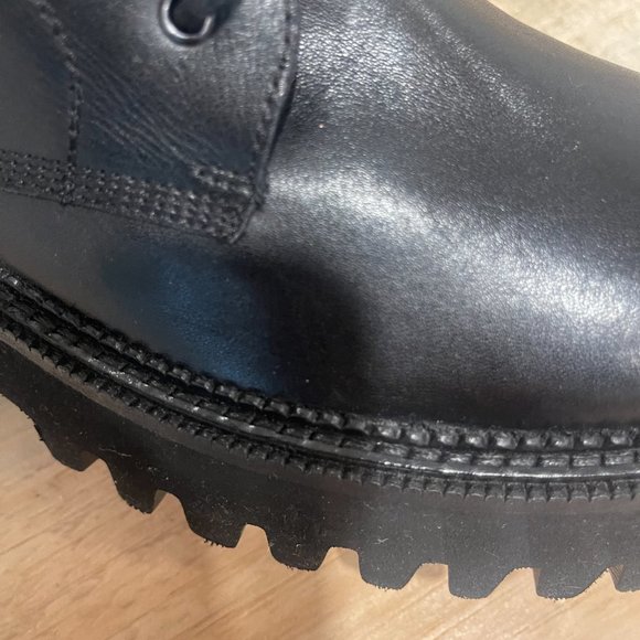 Free People Womens Miller Cut Out Combat Boots Black NEW 7.5 +8.5 - Picture 9 of 12